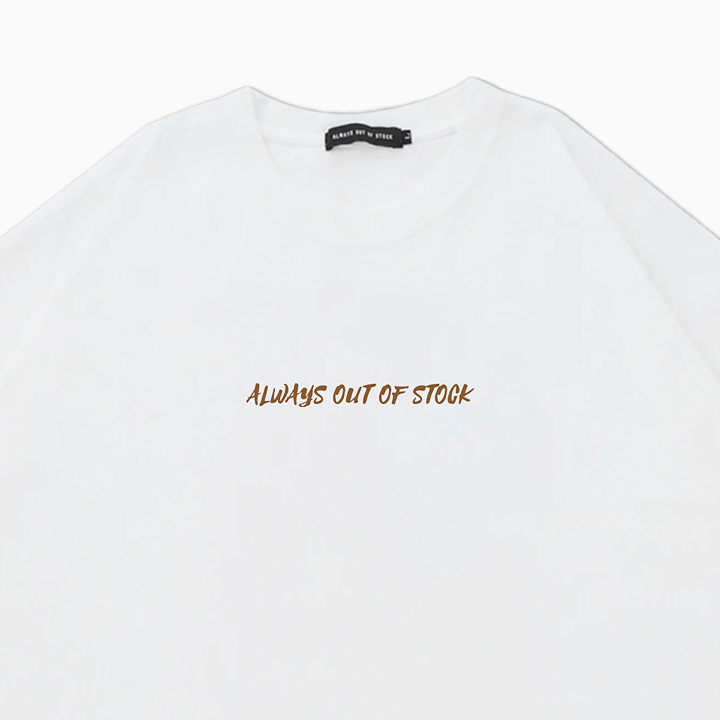 ALWAYS OUT OF STOCK×CLUB HARIE　Tシャツ　ハート　白L