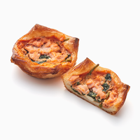 サーモンとほうれん草のデニッシュ