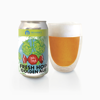 クラフトビール（キャンディーファームフレッシュホップゴールデンエール）