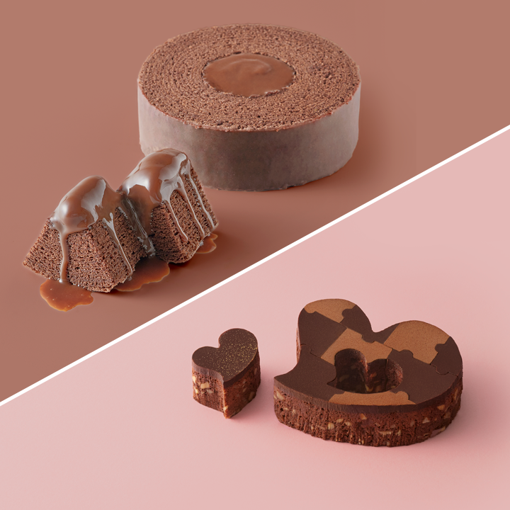 パッケージレスセット ショコラバーム ミルクチョコ×ハートブラウニー 