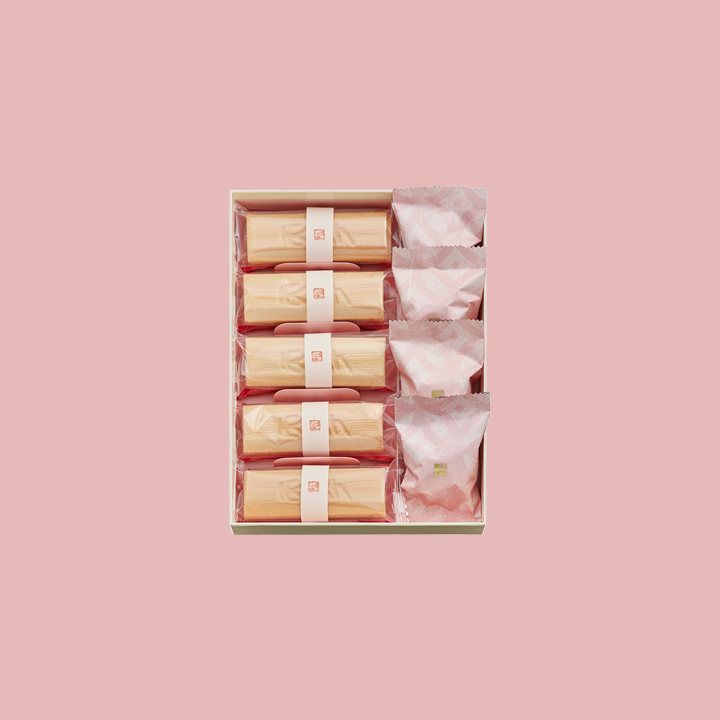 ちょこまん4個・ふくみ天平5個