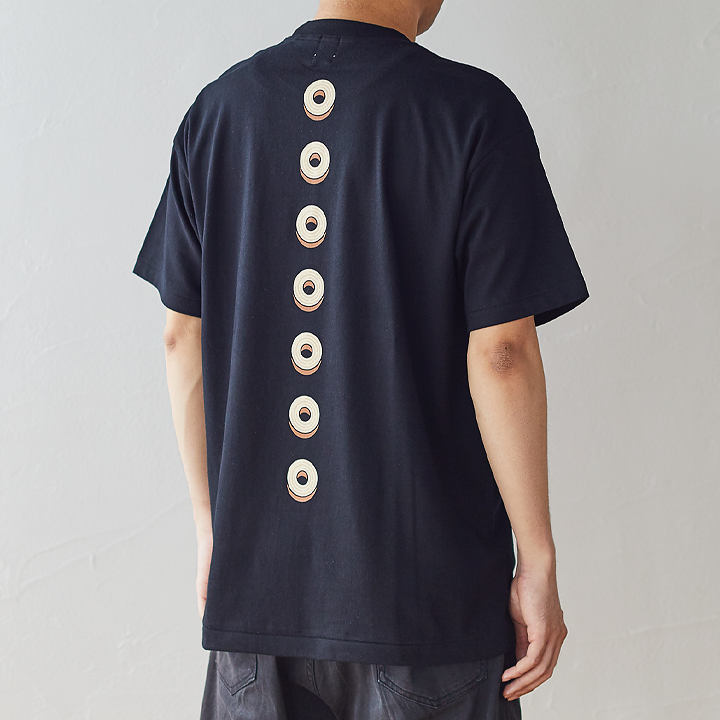 バームクーヘンＴシャツ　黒　L