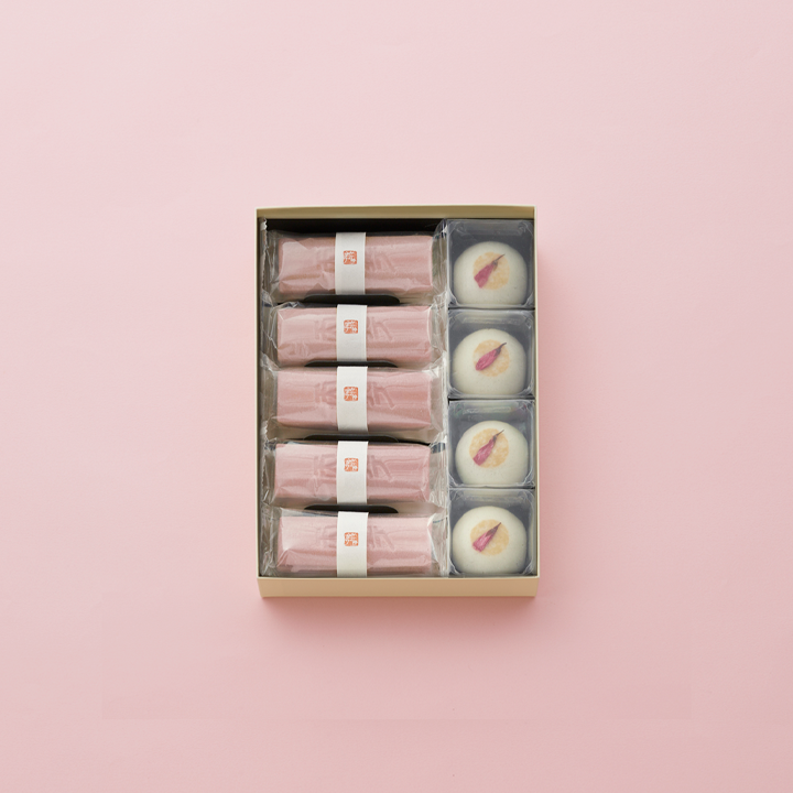 ふくみ天平 さくら5個・たねや饅頭 さくら4個