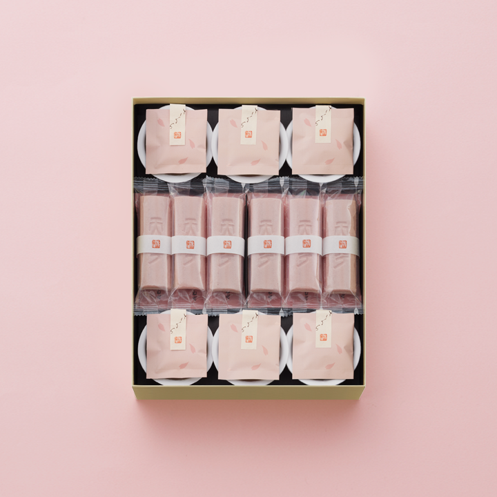 さくら羊羹6個・ふくみ天平 さくら12個