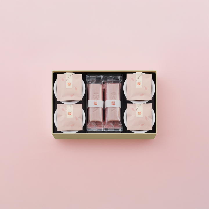 さくら羊羹4個・ふくみ天平 さくら4個