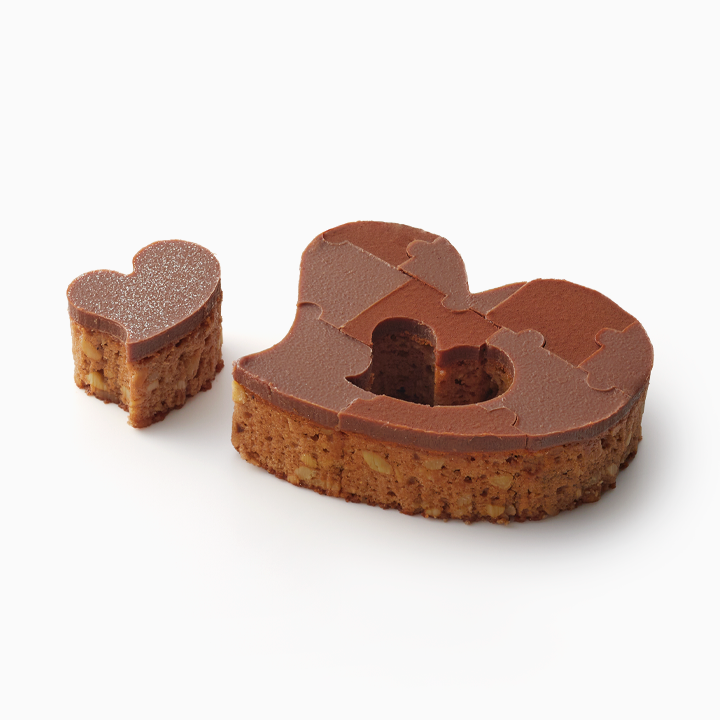 ハートブラウニー ミルクチョコ　10ピース