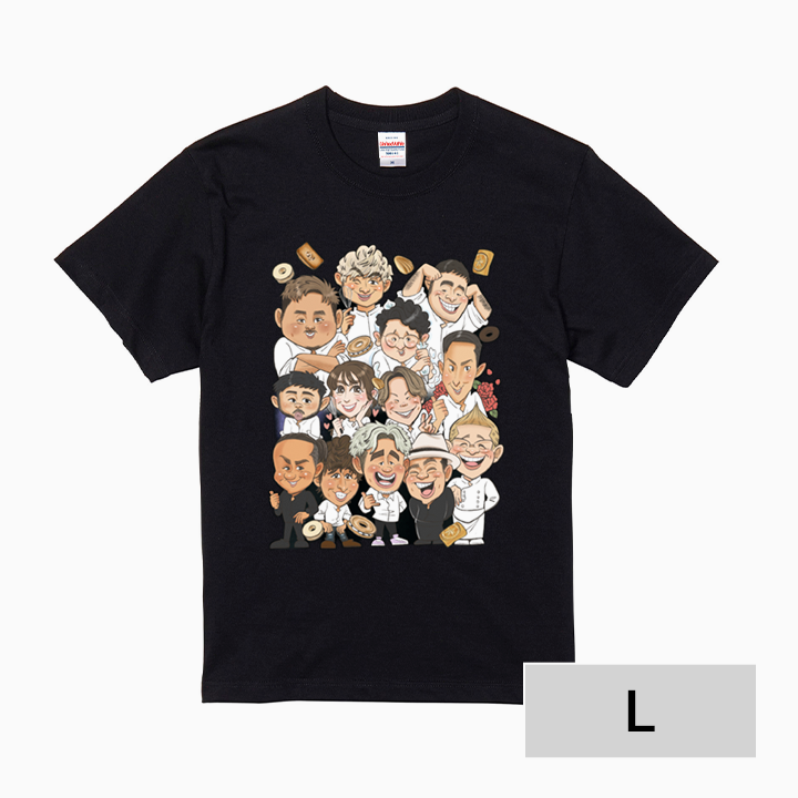 ラコフェス Tシャツ 半袖 A(全身イラスト) L