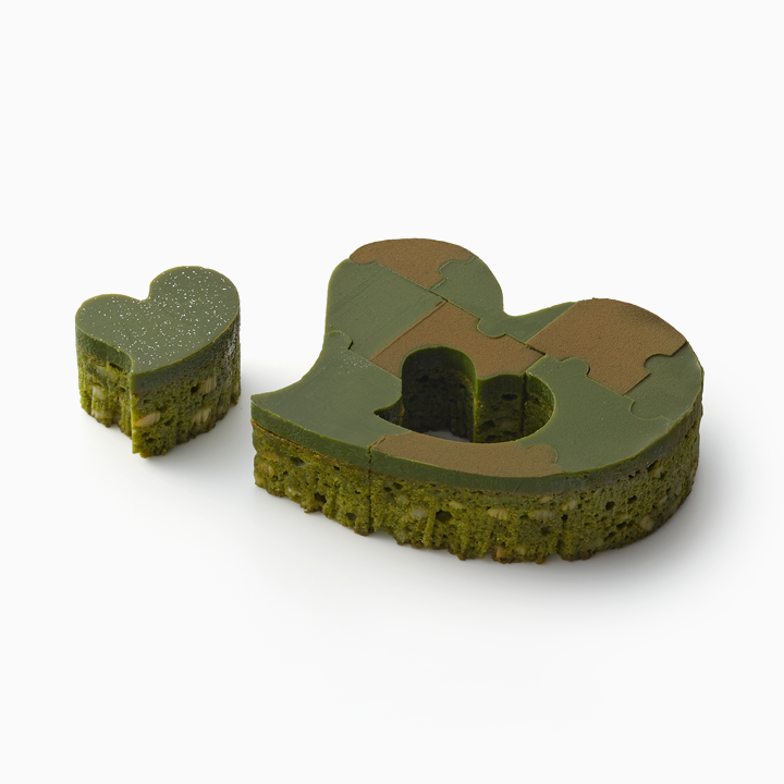 ハートブラウニー 抹茶　10ピース