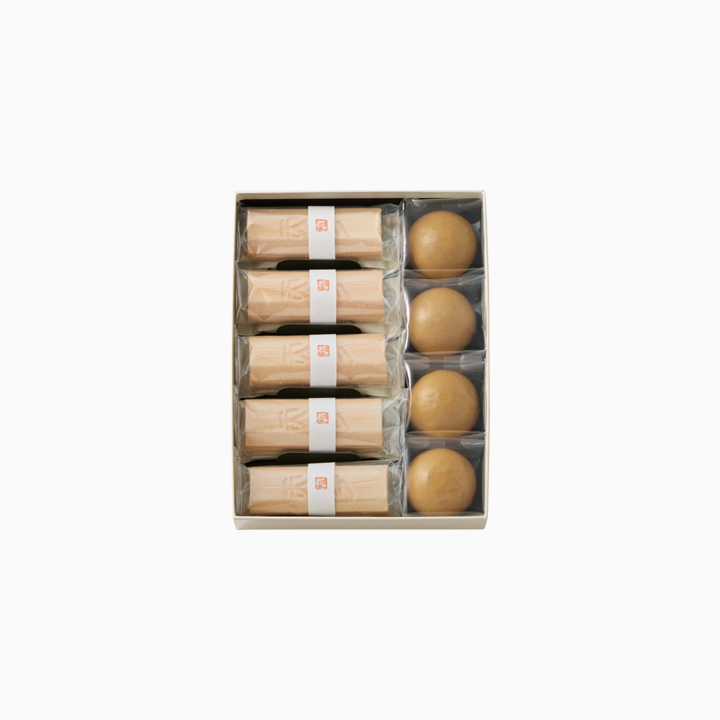 ふくみ天平5個・末廣福饅頭4個