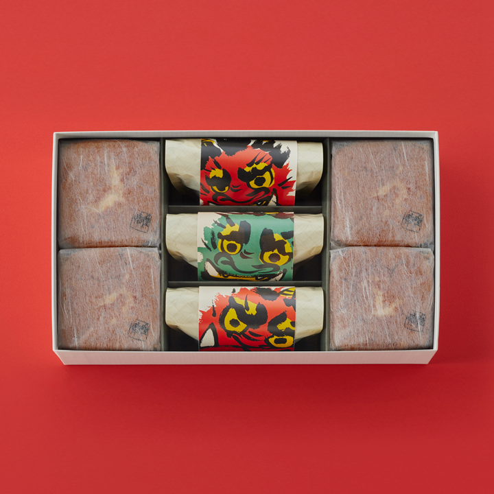 たねやカステラ4個・ぜんざい鬼3個