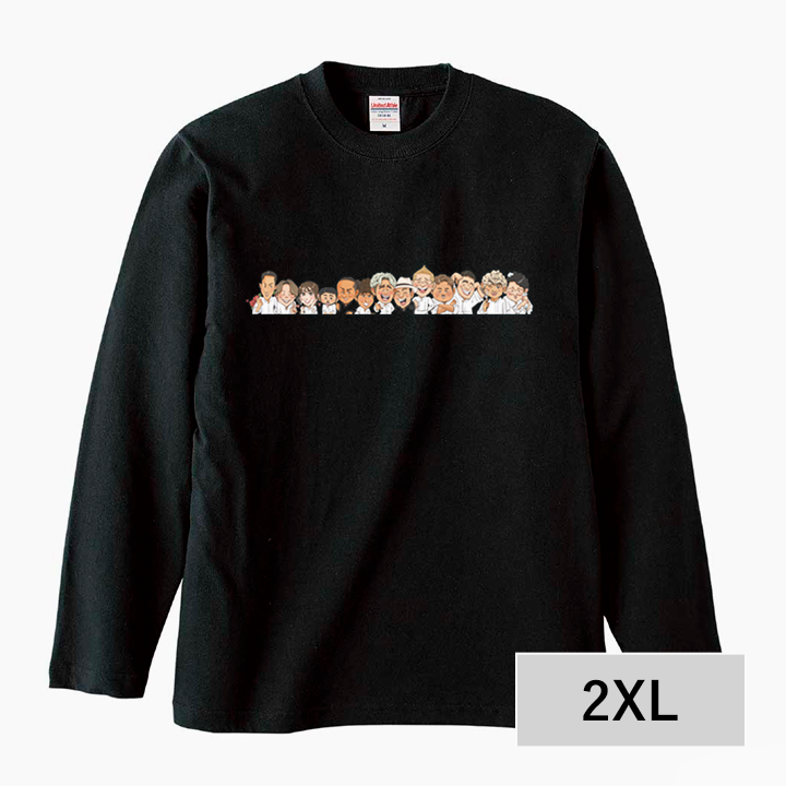 ラコフェス Tシャツ 長袖 B(上半身イラスト) 2XL