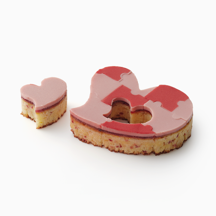 ハートブラウニー 苺　10ピース