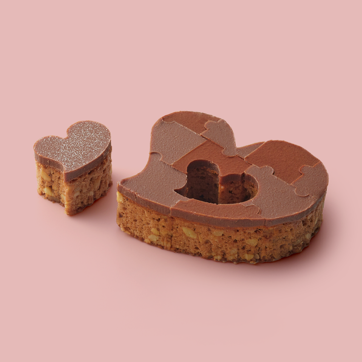 ハートブラウニー ミルクチョコ　10ピース