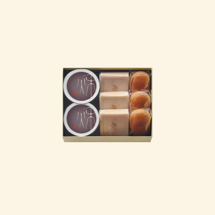 本生羊羹 秋味2個・栗饅頭3個・斗升最中3個