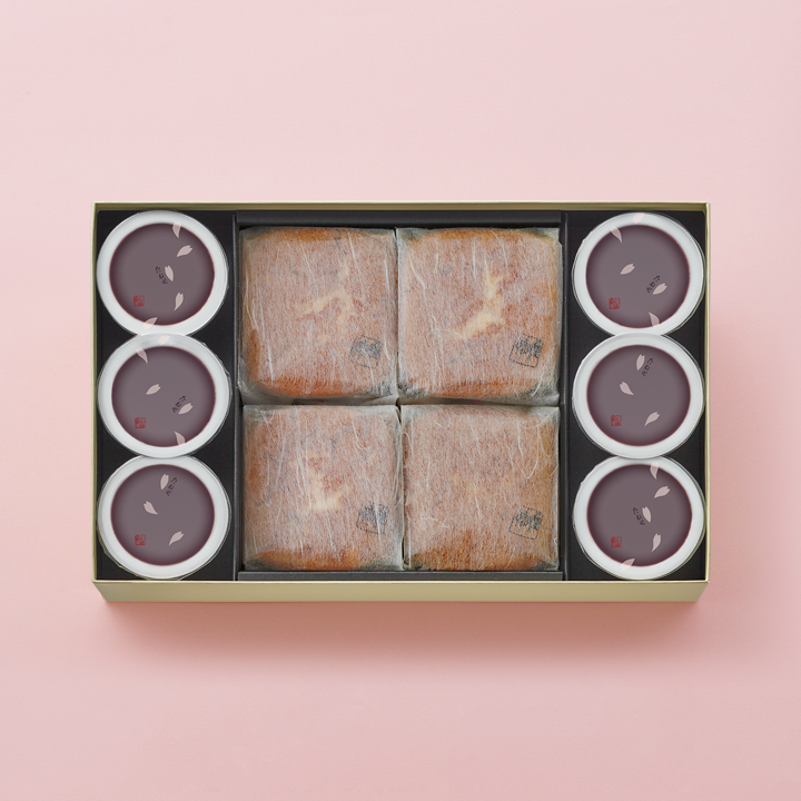 本生羊羹 春味6個・たねやカステラ4個