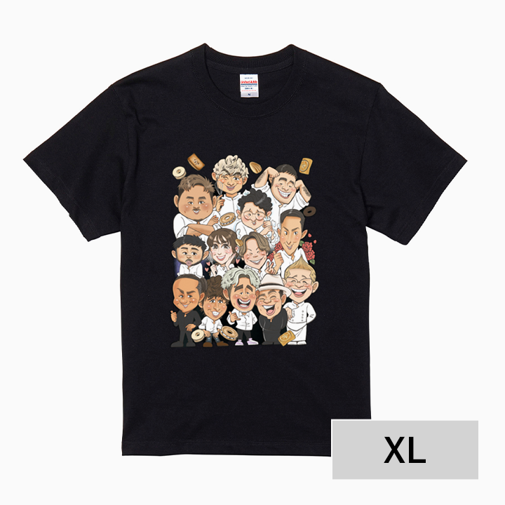 ラコフェス Tシャツ 半袖 A(全身イラスト) XL
