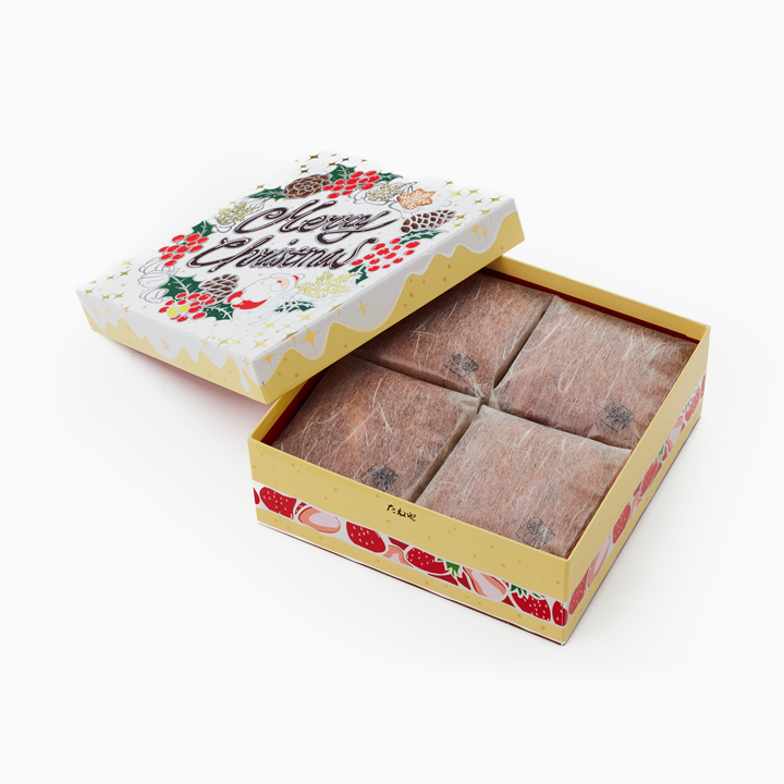 たねやカステラ　4個入 Christmas