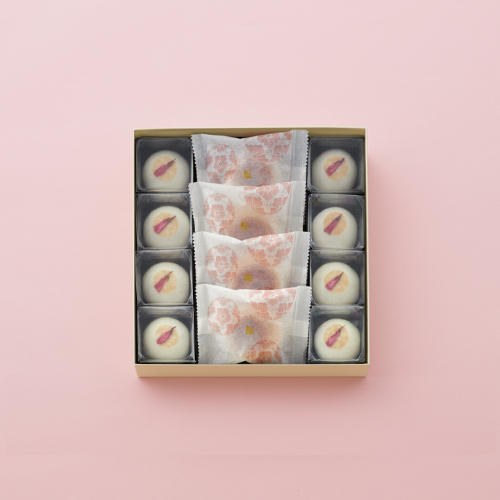 たねや饅頭 さくら8個・花饅頭4個