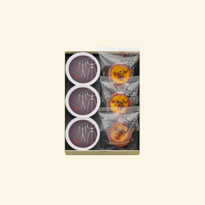 本生羊羹 秋味3個・福寿芋3個