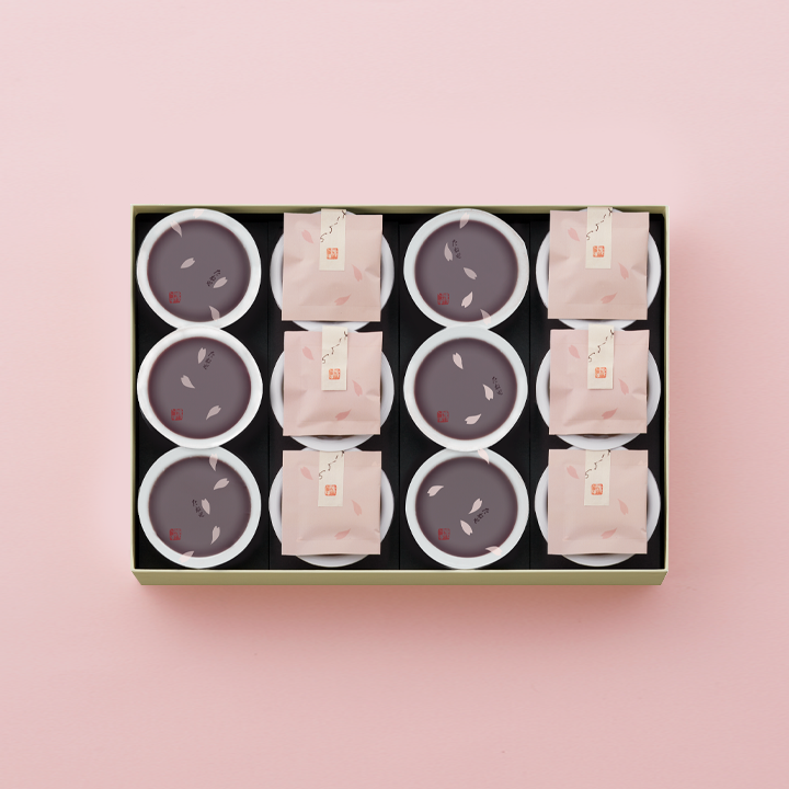 本生羊羹 春味6個・さくら羊羹6個