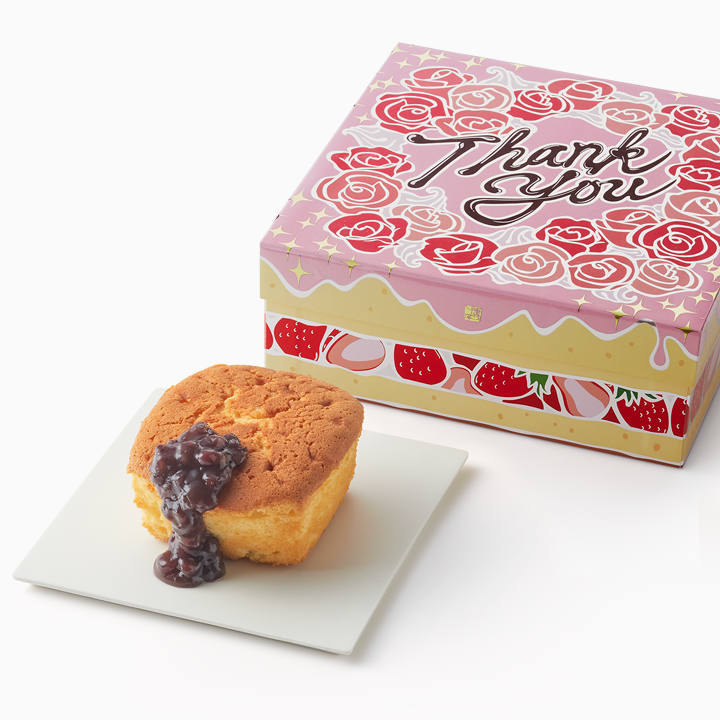 たねやカステラ　4個入 Thank you