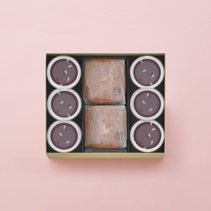 本生羊羹 春味6個・たねやカステラ2個