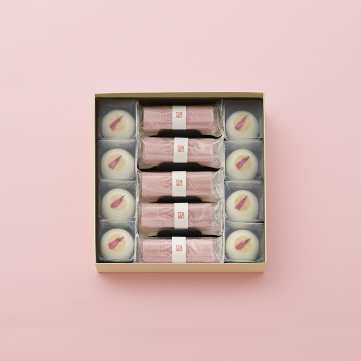 ふくみ天平 さくら5個・たねや饅頭 さくら8個