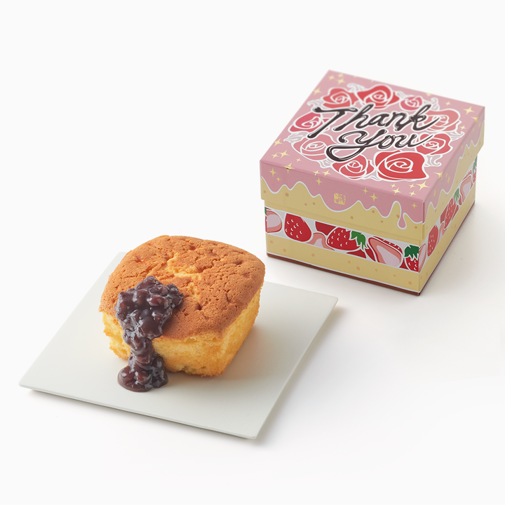 たねやカステラ　1個入 Thank you