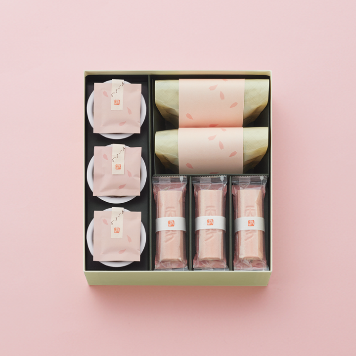 ふくみ天平 さくら6個・ぜんざい さくら2個・さくら羊羹3個