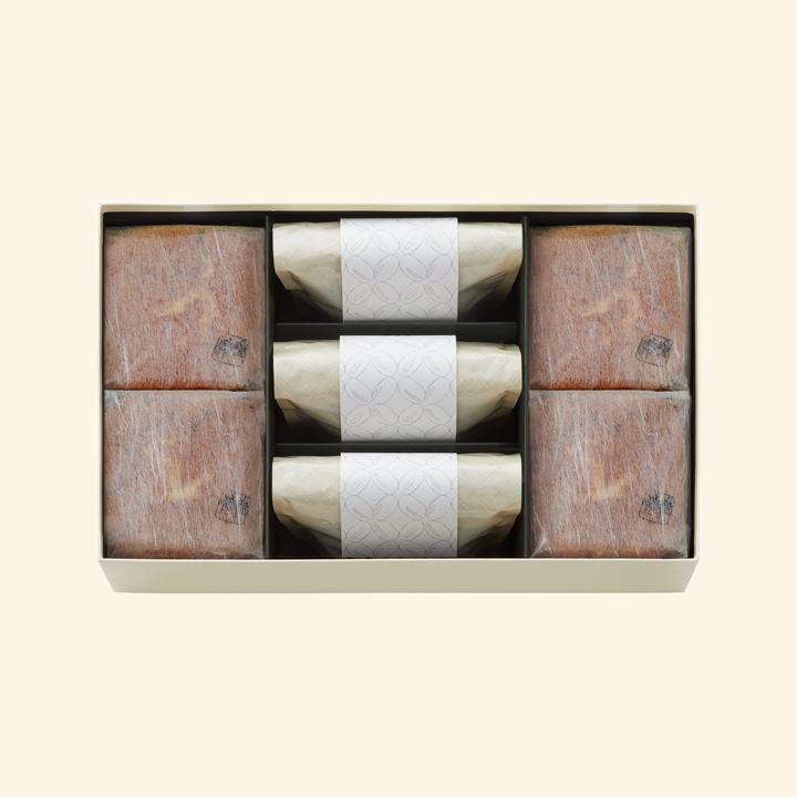 たねやカステラ4個・ぜんざい3個