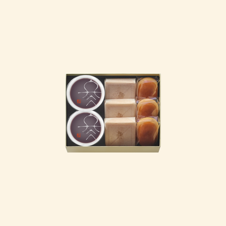 本生羊羹 冬味2個・栗饅頭3個・斗升最中3個